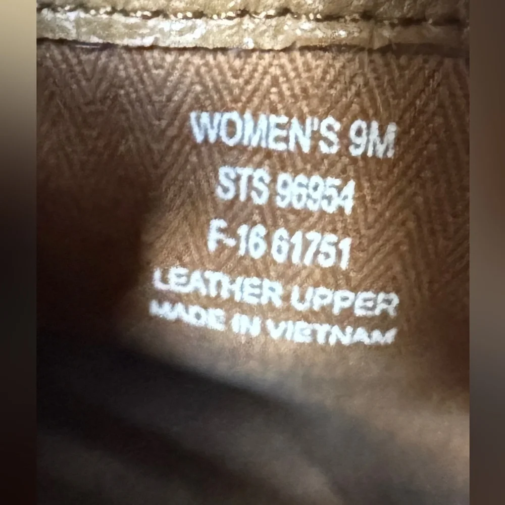 Sperry Size 9 Women's Leather Black Zippered Ankle Boots